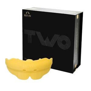 Reviv Two LED Light Therapy Mask Yellow Silicone Facial Skin Care Device New